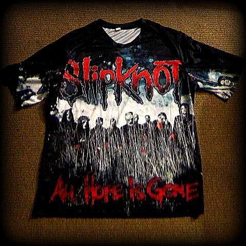 SLIPKNOT - Two Sided All Over Printed - Soft / Polyester / Spandex - T-Shirt